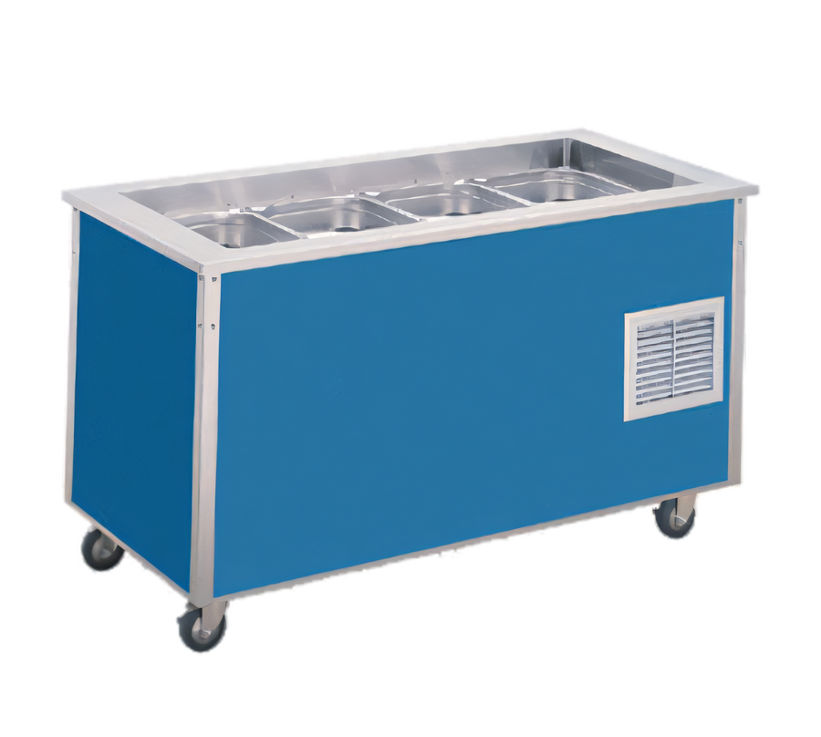 Product image #1 for Vollrath 4-Series Signature Server NSF7 Refrigerated Buffet Cold Station with Stainless Steel Countertops, 88-Inch
