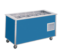 Vollrath 4-Series Signature Server NSF7 Refrigerated Buffet Cold Station with Stainless Steel Countertops, 88-Inch