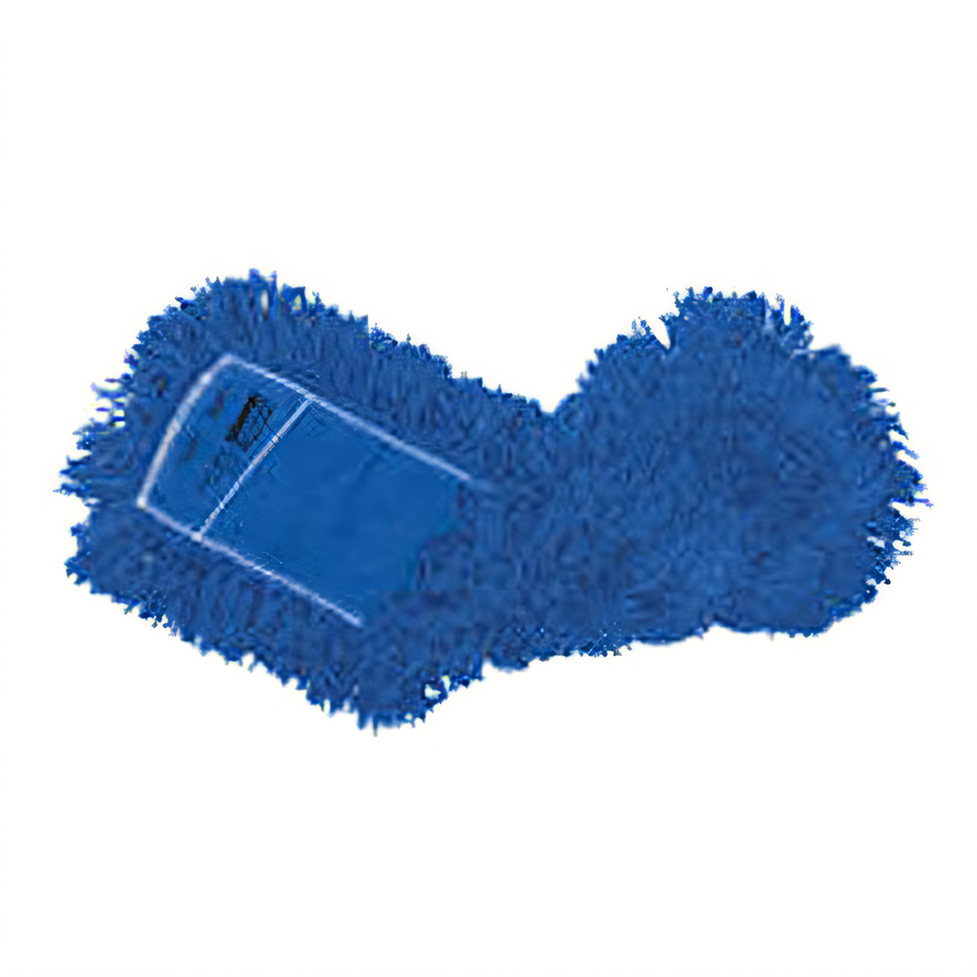 Product image #1 for Rubbermaid Commercial 36-Inch Synthetic Twisted Loop Dust Mop Head with Slip-On/Slip-Through Backing, Blue