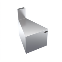 Krowne Royal Series 30° Front Corner Underbar Angle Filler, Flat Top, 24-Inch Deep, Stainless Steel