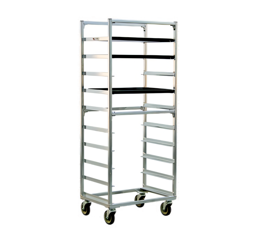 Product image #1 for New Age Full-Height Mobile Aluminum Bun Pan Rack, 10 Pan Capacity
