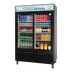 Thumbnail image #1 for Turbo Air TGM-48R(B)-N Two-Section Sliding Glass Door Refrigerated Merchandiser, 44 Cu. Ft., Bottom-Mount Compressor