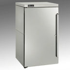 Thumbnail image #1 for Perlick Corporation Top Shelf DBN20 20-Inch Narrow Door Back Bar Dry Storage Cabinet, Locking Door, Stainless Steel Interior