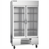 Thumbnail image #1 for Beverage-Air Horizon Series Two-Section Reach-In Glass Door Freezer, 44 Cu. Ft., Bottom-Mount Self-Contained Refrigeration