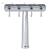 Thumbnail image #1 for Havana Single-Column 4-Faucet Countertop Air-Cooled Wine Font, Chrome Finish