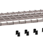 Thumbnail image #1 for Metro Super Erecta 1860DRK4 60" W x 18" D Lift-Off Wire Deck Dunnage Shelf, Gray Epoxy-Coated, 1,000 lb. Capacity