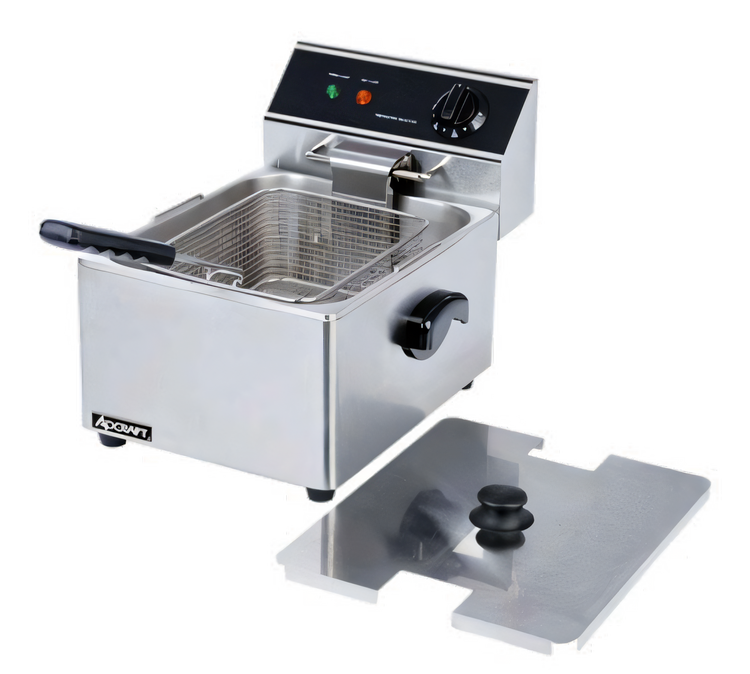Product image #1 for Admiral Craft DF-6L Countertop Single Tank Electric Deep Fryer, 6 Liter, 120V