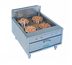 Thumbnail image #1 for Comstock-Castle 23-Inch Flat-Bottom Countertop Gas Funnel Cake/Doughnut Fryer, 20-25 lb Fat Capacity, 50,000 BTU