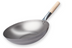 Thumbnail image #1 for Crestware 14-Inch Flat Bottom Carbon Steel Wok Pan