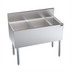 Thumbnail image #1 for Krowne Royal Series 38-Inch Stainless Steel Underbar Speed Multi Station with 30-Inch Left Ice Bin and Insulated Bottle Well