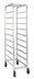 Thumbnail image #2 for Lifetime Tough Extra Heavy-Duty End-Load Aluminum Platter Rack with 5-Inch Swivel Casters, 10-Platter Capacity, 70-Inch Tall