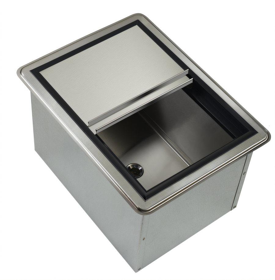 Product image #1 for Krowne Underbar Drop-In Medium Ice Bin with 7-Circuit Cold Plate and Sliding Cover