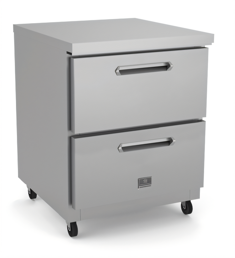 Product image #2 for Kelvinator Commercial 1-Section 2-Drawer Undercounter Refrigerator, 6.5 Cu. Ft., 27-Inch Wide