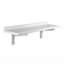 Thumbnail image #2 for Cambro Camshelving Wall-Mounted Solid Shelf with 2-Inch Molded Backsplash, 48 x 14 Inches, Speckled Gray