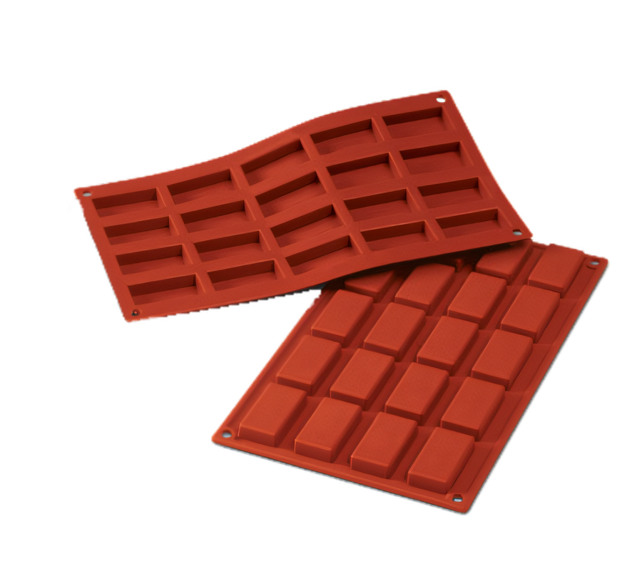 Product image #1 for Silikomart Mini-Financier Silicone Baking Mold, 20-Cavity