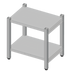 Thumbnail image #1 for ChefTop MIND.Maps Plus High Open Equipment Stand with Lateral Supports