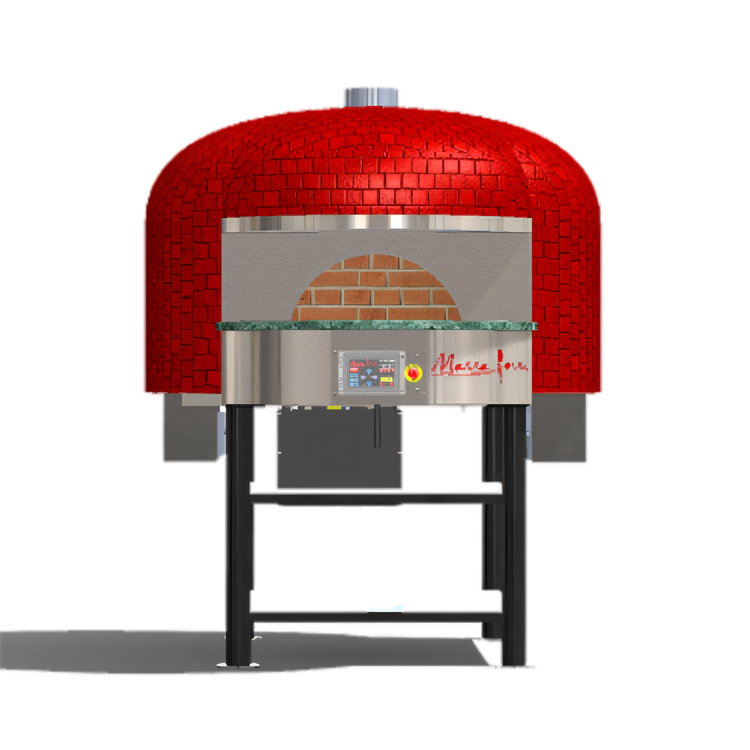 Product image #1 for Marra Forni Neapolitan RT90G Rotator Series Gas-Fired Rotating Brick Pizza Oven, 35-3/8-Inch Deck