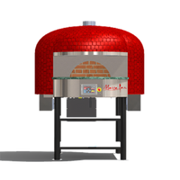 Marra Forni Neapolitan RT90G Rotator Series Gas-Fired Rotating Brick Pizza Oven, 35-3/8-Inch Deck