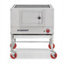 Thumbnail image #1 for American Range AMSQ-30 30-Inch Single-Burner Floor Model Wood/Charcoal Charbroiler with Gas Log Lighter