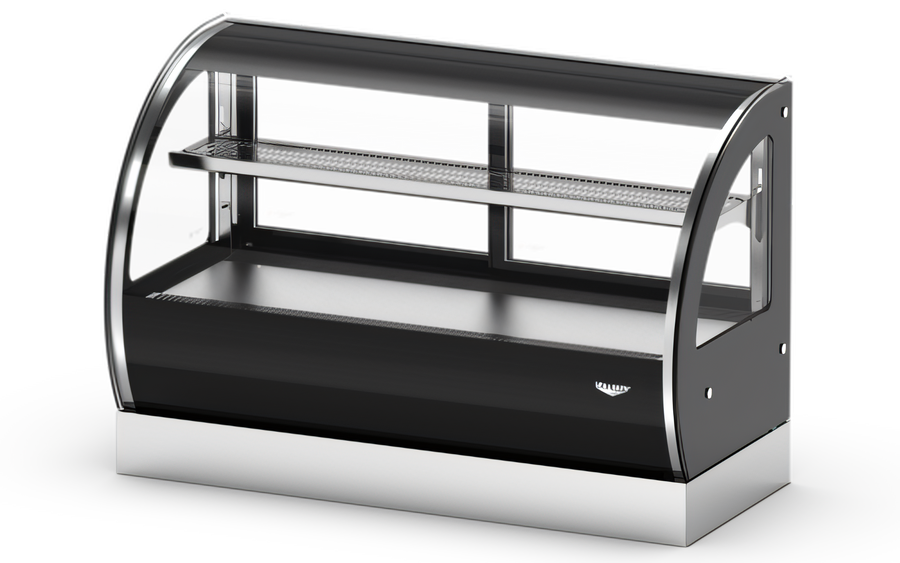 Product image #1 for Vollrath 60-Inch Countertop Full-Service Heated Display Case with Curved Glass Front