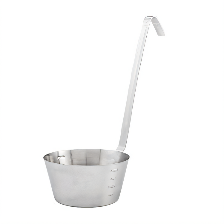 Product image #1 for Winco Stainless Steel Hooked Handle Dipper, 1 Quart, 12-Inch Handle
