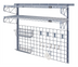 Thumbnail image #1 for Quantum Store Grid Medium-Duty Wall-Mounted Starter Shelving Kit, Gray Epoxy Antimicrobial Finish