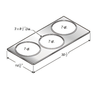 Wells (Middleby) 22589 Adapter Plates & Bars