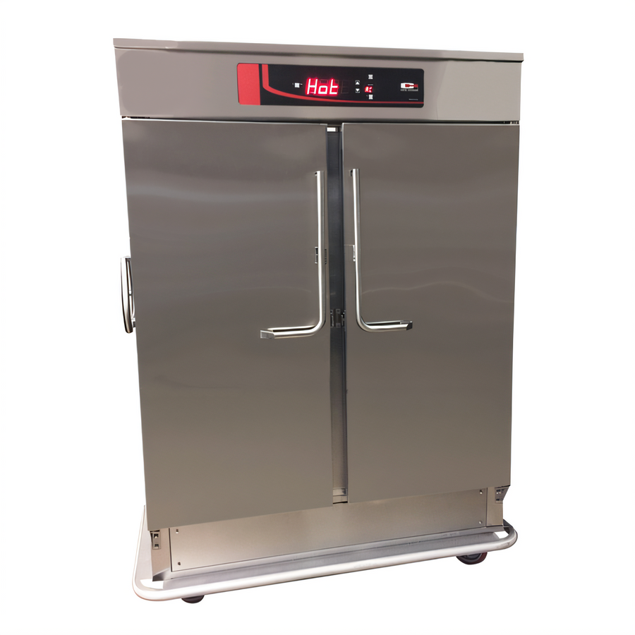 Product image #1 for Gridless Heated Banquet Cart for 120 Covered Plates, Stainless Steel, AC/DC
