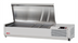 Thumbnail image #1 for Turbo Air E-Line 47-1/4 Inch Countertop Refrigerated Salad Table, Side-Mounted Self-Contained, 8-Pan Capacity