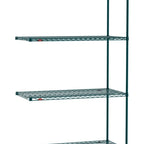 Thumbnail image #1 for Metro Super Erecta SE-2160K3-86-A4 Add-On Wire Shelving Unit, 60"W x 21"D x 86"H, 600 lb. capacity per shelf, 2000 lb. capacity per unit, 1" shelf