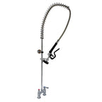 Thumbnail image #1 for BK Resources BKF-LF-4HDDPR-WB-G Lead-Free 1.0 GPM Deck-Mount Pre-Rinse Assembly, 4-Inch Centers, 44-Inch Braided Hose