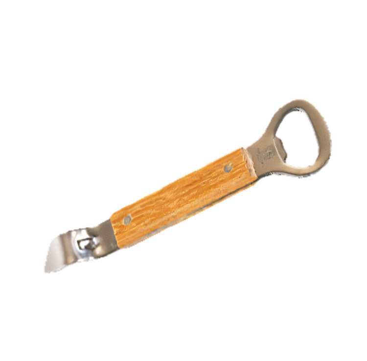 Product image #1 for Deluxe 4-1/2 Inch Tempered Stainless Steel Bottle/Can Opener with Hardwood Handle