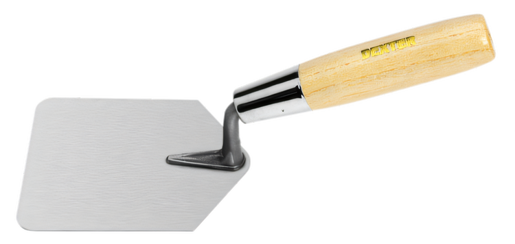 Product image #2 for Dexter Russell Traditional 4 x 5 Inch High-Carbon Steel Hamburger Trowel with Hardwood Handle