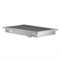 KoolMore 18-Inch x 72-Inch 14-Gauge 304 Stainless Steel Floor Trough Drain with Subway-Style Grating and Removable Basket