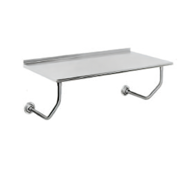 Product image #1 for Advance Tabco FSS-W-305 60 x 30 Inch Wall-Mounted 14-Gauge 304 Stainless Steel Table with 1-1/2 Inch Backsplash