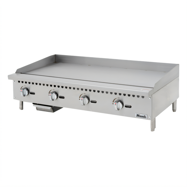 Product image #1 for Migali Competitor Series® 48-Inch Countertop Natural Gas Griddle with Manual Controls