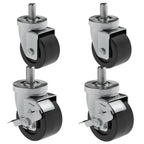 Thumbnail image #1 for Hoshizaki HS-5288 Commercial Refrigeration Merchandiser Caster Set, 4-Inch, Four Casters, Two With Brakes