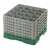 Thumbnail image #2 for Camrack Full-Size 16-Compartment Glass Rack with 6 Extenders, Sherwood Green, 12-5/8 In. Max Height