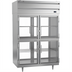 Thumbnail image #1 for Beverage-Air P Series 48.66 Cu. Ft. Two-Section Pass-Thru Freezer with 8 Half-Glass Doors