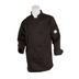 Thumbnail image #1 for Mercer Culinary Genesis Women's Black Long Sleeve Chef Jacket, Small