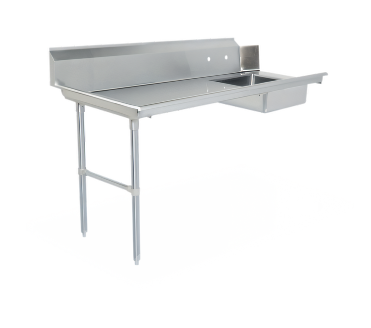 Product image #1 for Steel Works Stainless 60-Inch Left-to-Right Soiled Dish Table with Pre-Rinse Bowl