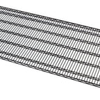 Thumbnail image #1 for Quantum 3060BK 60"W x 30"D Black Epoxy Antimicrobial Wire Shelf, 600-800 lb. Capacity, NSF