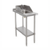 Thumbnail image #1 for John Boos Stallion 24-Inch x 30-Inch Stainless Steel Filler Table with Drop-In Sink and Adjustable Undershelf
