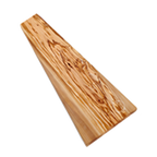 Thumbnail image #1 for American Metalcraft OWB208 Olive Wood Rectangular Serving Board, 20 x 8 x 3/4 Inch, Straight Edge, No Handle Case of 6