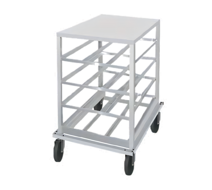 Product image #1 for Advance Tabco CR10-72 Half-Size Mobile Aluminum Can Rack with Aluminum Top, 72 #10 or 96 #5 Capacity