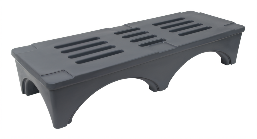 Product image #1 for Quantum Polymer Dunnage Rack with Ventilated Top, 60 x 22 x 12 Inches, 4,000 lb. Capacity