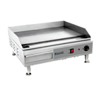 Thumbnail image #1 for Eurodib USA SFE04900240 Heavy-Duty 24-Inch Electric Countertop Griddle, 24 x 16-Inch Smooth Steel Surface, Manual Thermostat, 220V