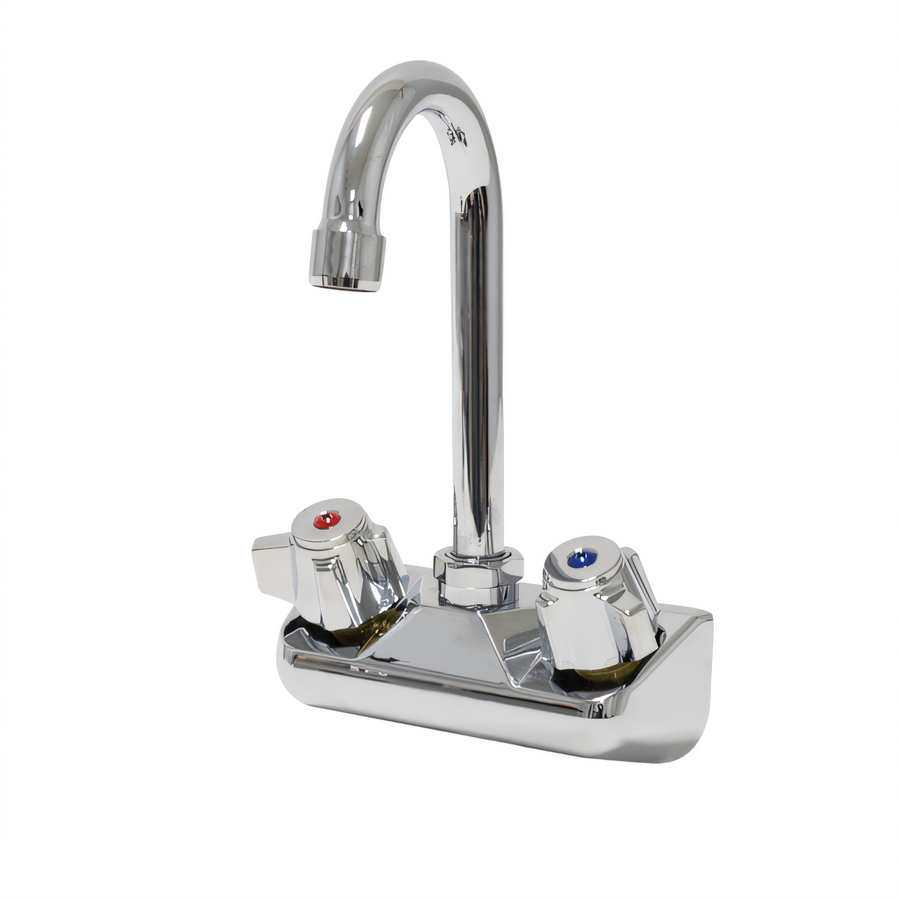 Product image #1 for Advance Tabco Special Value Series 3-1/2" Gooseneck Splash Mount Faucet, 4" O.C., Lead Free