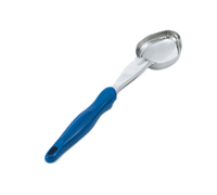Vollrath Jacob's Pride 2 oz Solid Oval Bowl 1-Piece Heavy-Duty Portion Control Spoodle with Blue Handle