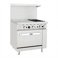 Atosa USA, Inc. AGR-2B24GL-LP CookRite Gas Ranges